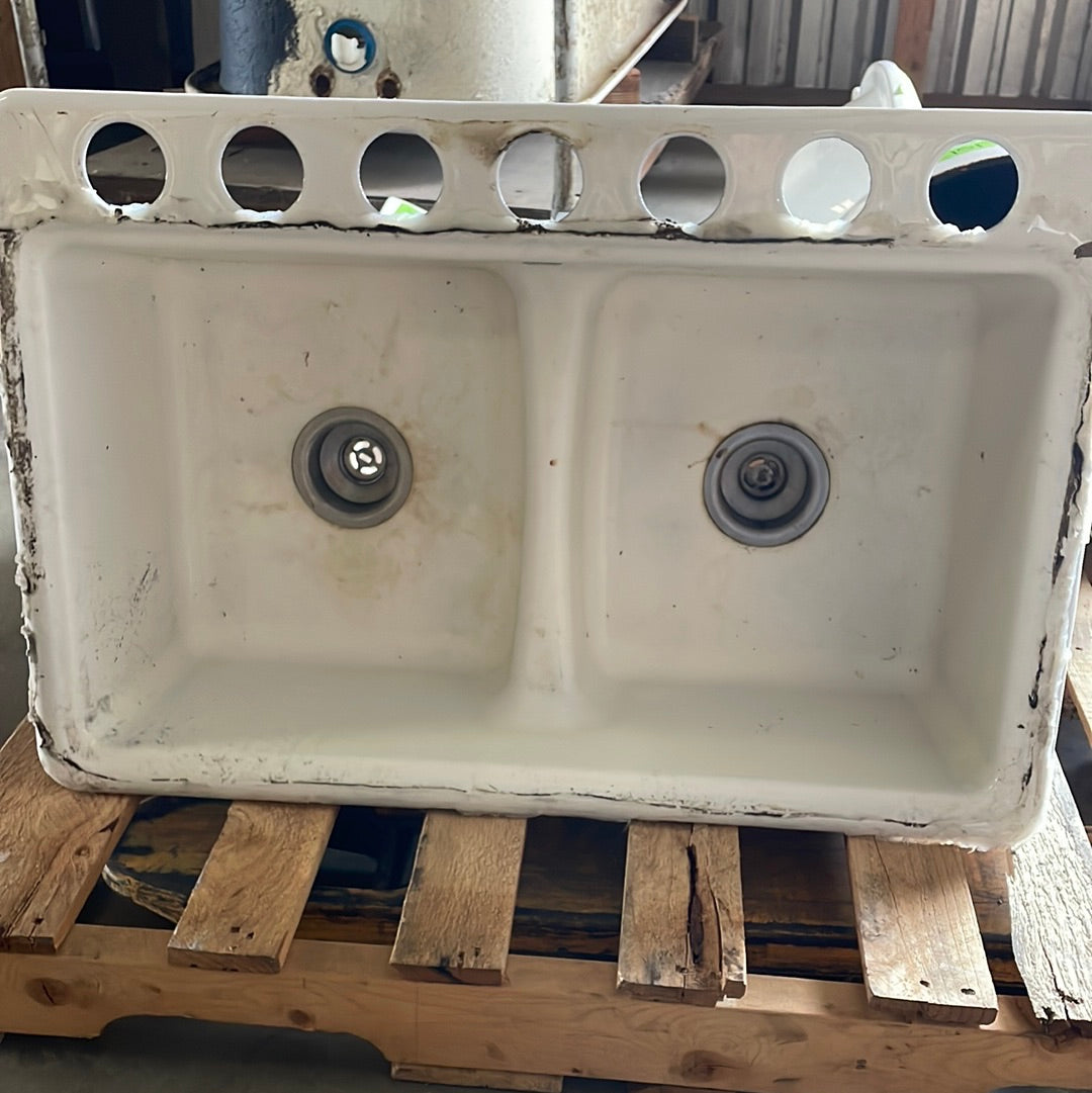 Metal Sink (Double Basin)
