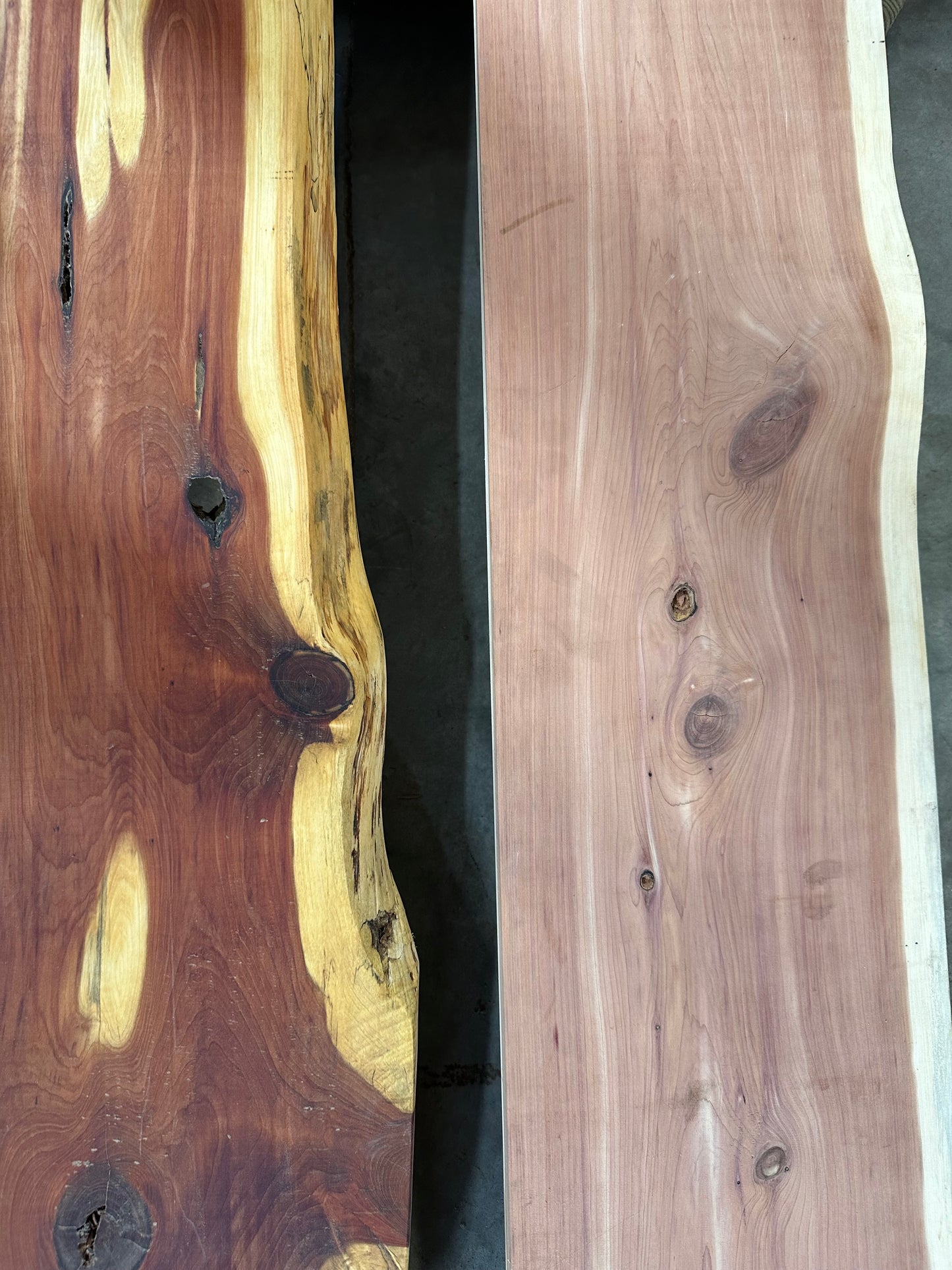 Cedar Slabs