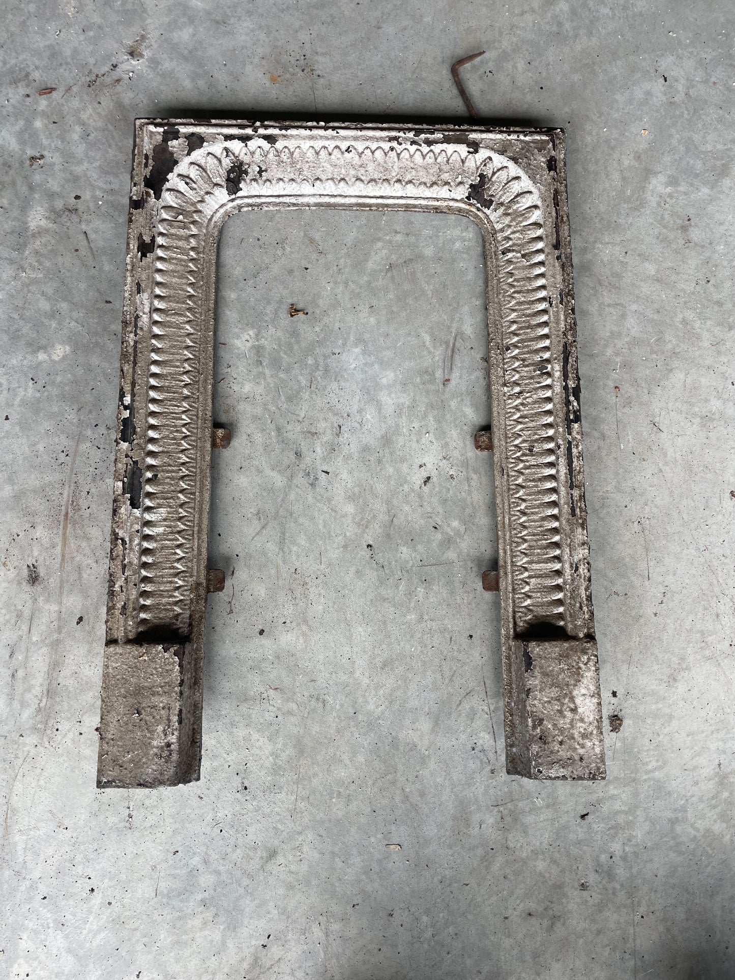 Metal Fireplace Front J 19 1/2w x 28h”