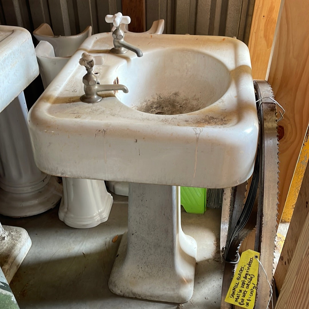 Cast Iron Pedestal Sink