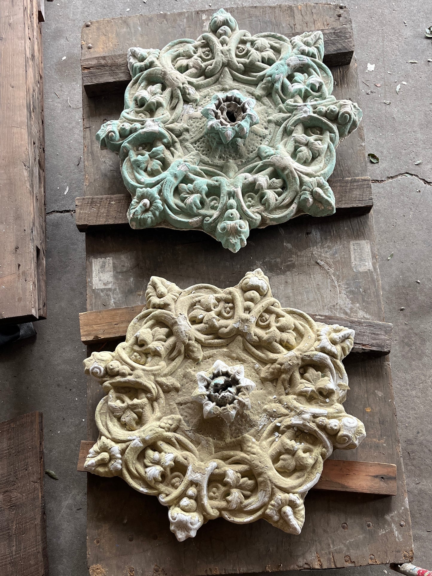 Plaster Medallions circa 1898