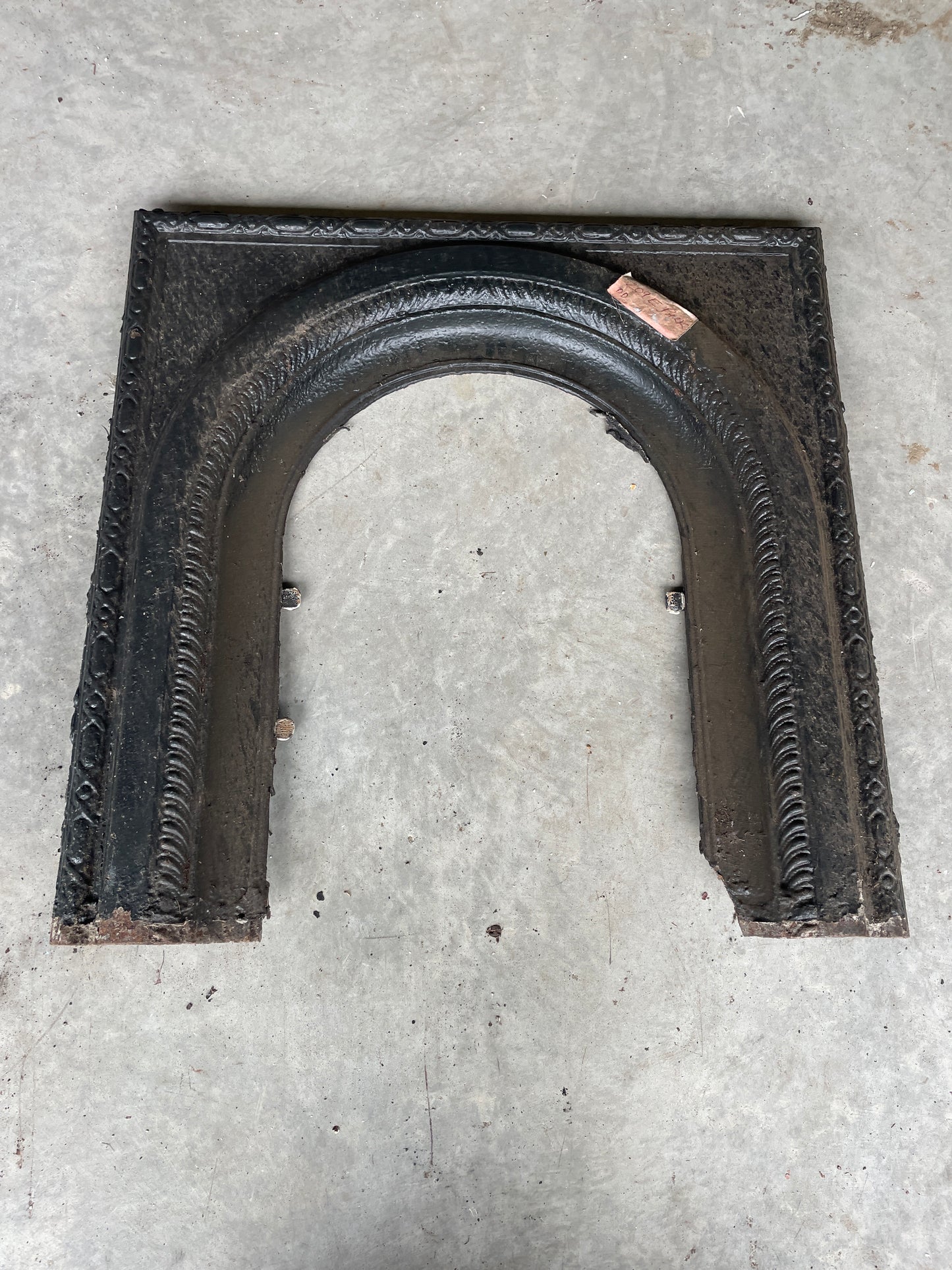 Metal Fireplace Front E 32 1/2w x 32 3/4h”