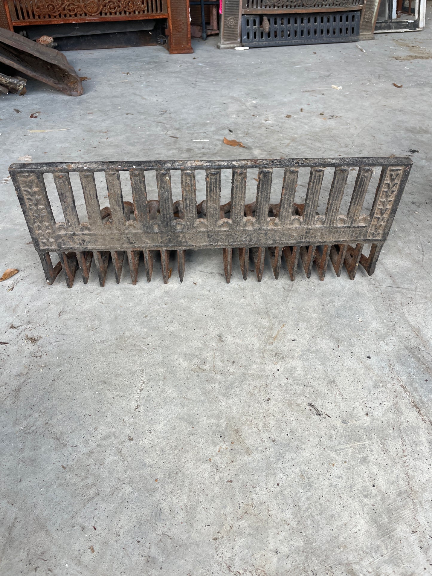 Metal Fireplace Base B 19 1/2w x 8h”