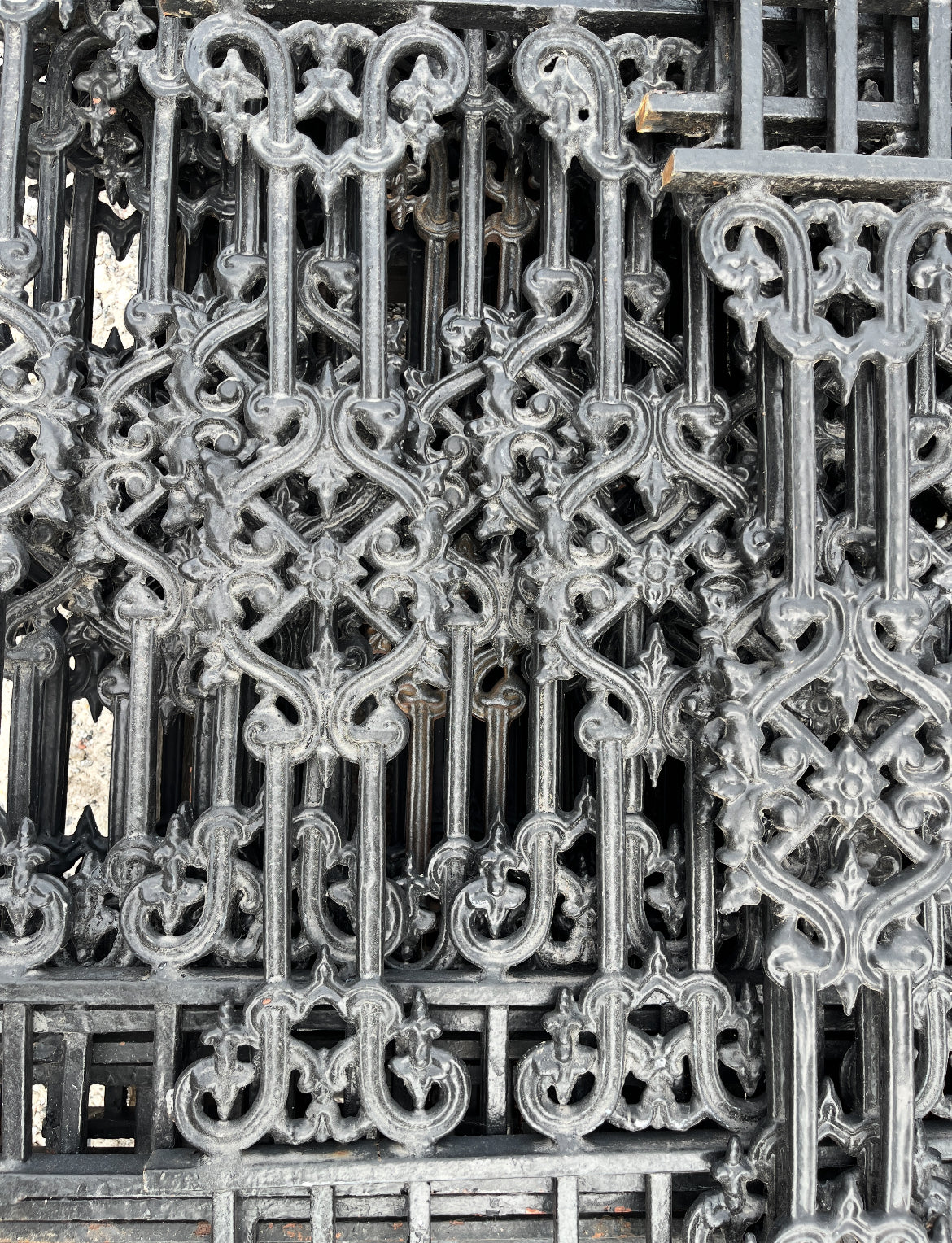Cast Iron Victorian Style Fencing Panels