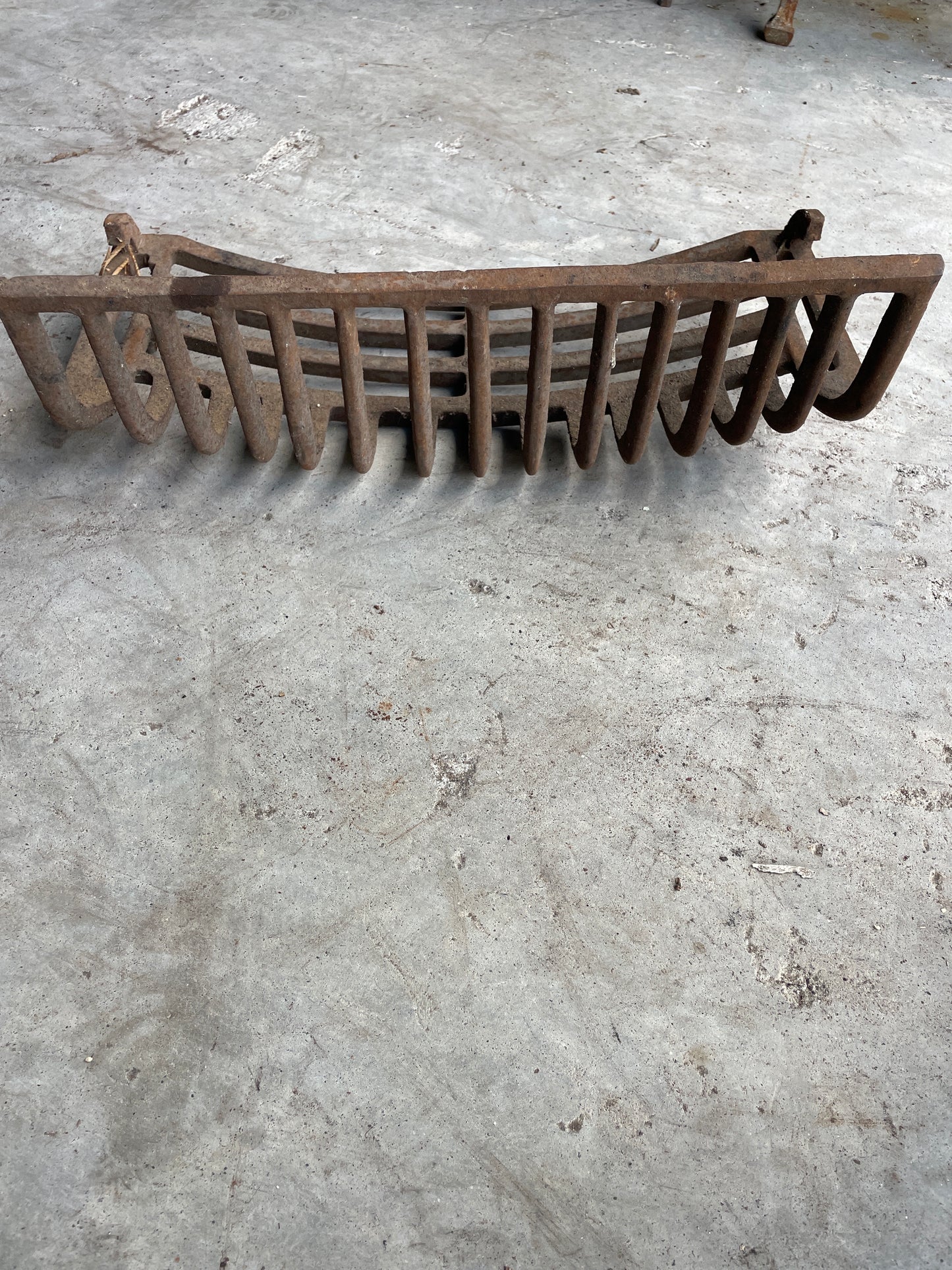 Metal Fireplace Base C 17 1/4w x 6h”