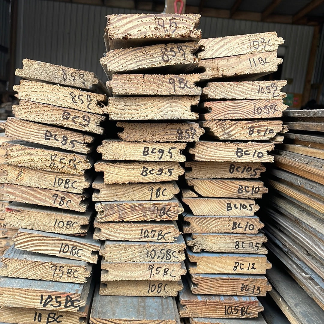 3 1/8”x3/4” Heart Pine Flooring