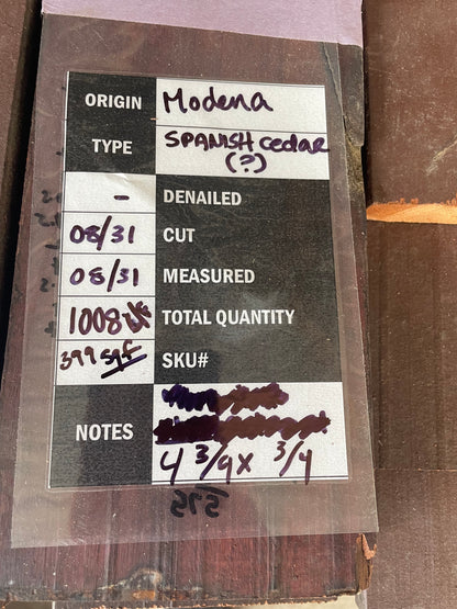 4 3/4”x3/4” Decking