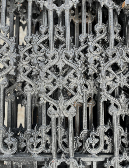 Cast Iron Victorian Style Fencing Panels